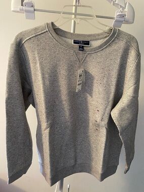 Karen Scott Gray Crewneck Sweatshirt